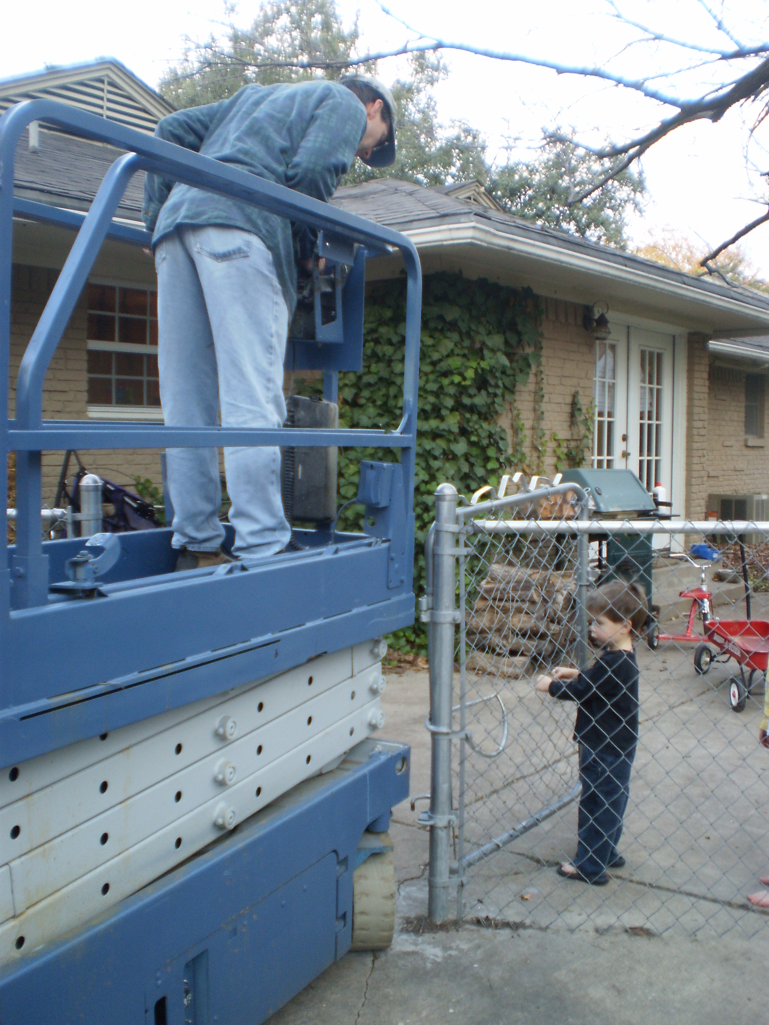 Little Roo mans the gate